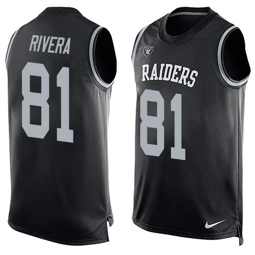 Mychal Rivera Las Vegas Raiders black jersey