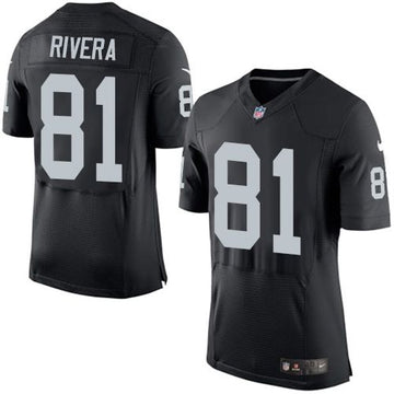 Mychal Rivera Las Vegas Raiders black Elite jersey