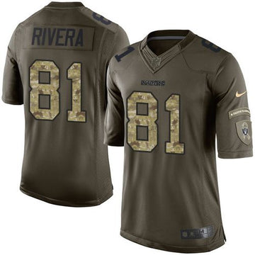 Mychal Rivera Las Vegas Raiders green Salute To Service jersey