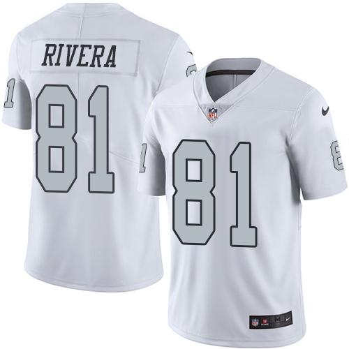 Mychal Rivera Las Vegas Raiders white jersey