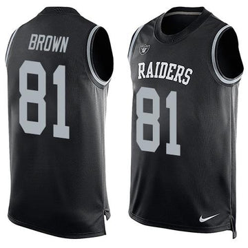 Tim Brown Las Vegas Raiders black jersey