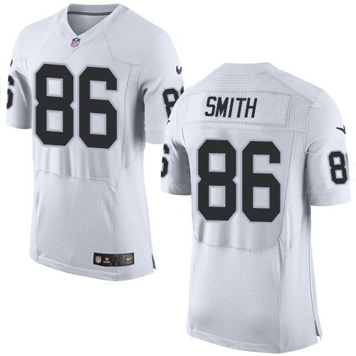 Lee Smith Las Vegas Raiders white Elite jersey