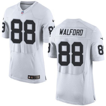 Clive Walford Las Vegas Raiders white Elite jersey