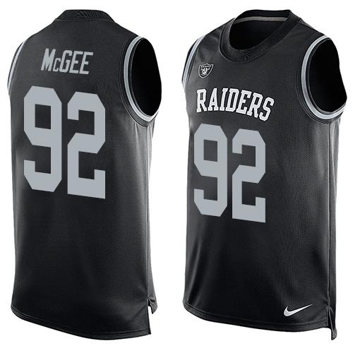 Stacy McGee Las Vegas Raiders black jersey