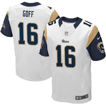 Jared Goff Los Angeles Rams white Elite jersey