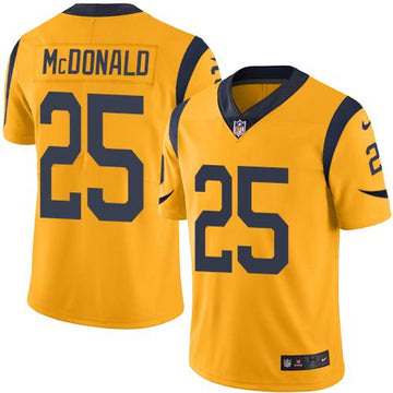 TJ McDonald Los Angeles Rams gold jersey