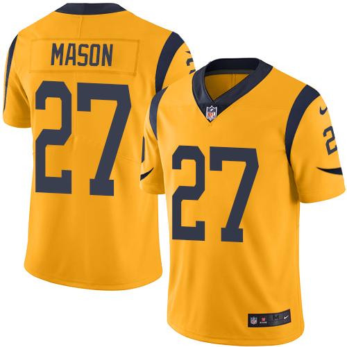 Tre Mason Los Angeles Rams gold jersey