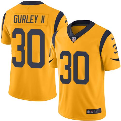 Todd Gurley II Los Angeles Rams gold jersey