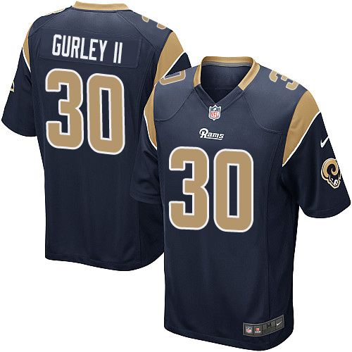 Todd Gurley II Los Angeles Rams navy Elite jersey
