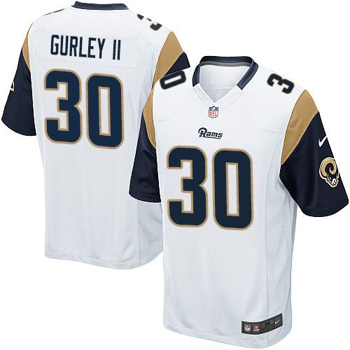 Todd Gurley II Los Angeles Rams white Elite jersey