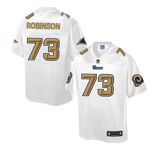 Greg Robinson Los Angeles Rams white Pro Line jersey
