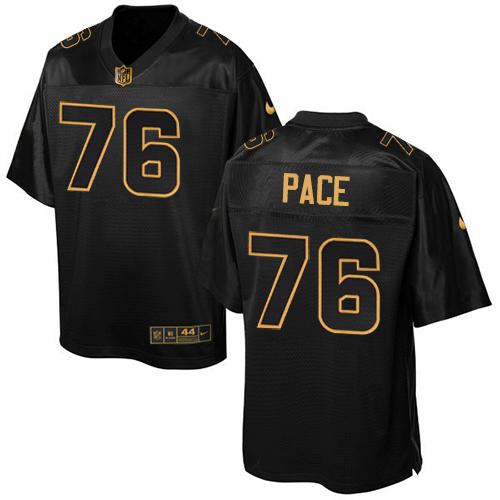 Orlando Pace Los Angeles Rams black Gold Collection jersey
