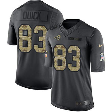 Brian Quick Los Angeles Rams black Salute To Service jersey