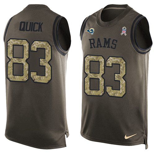 Brian Quick Los Angeles Rams green Salute To Service jersey