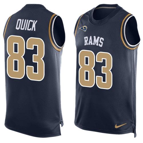 Brian Quick Los Angeles Rams navy jersey
