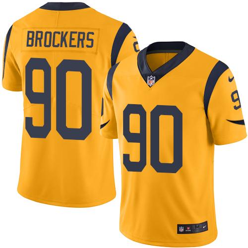 Michael Brockers Los Angeles Rams gold jersey