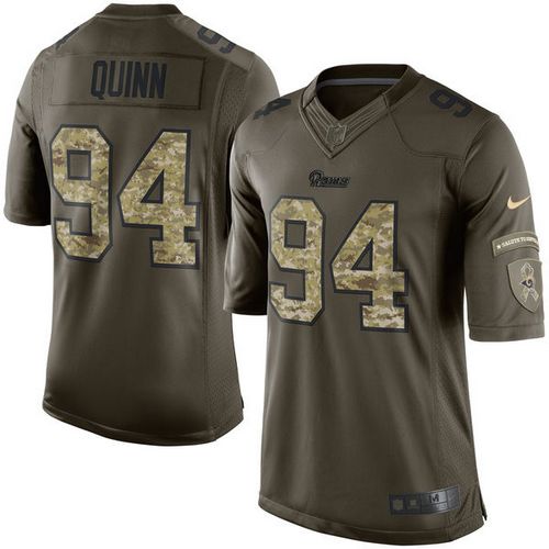 Robert Quinn Los Angeles Rams green Salute To Service jersey