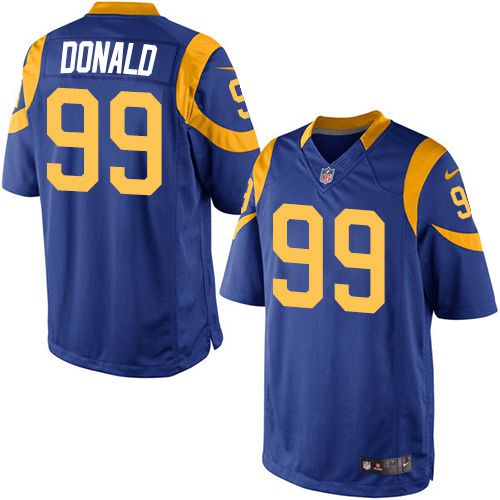 Aaron Donald Los Angeles Rams royal Elite jersey