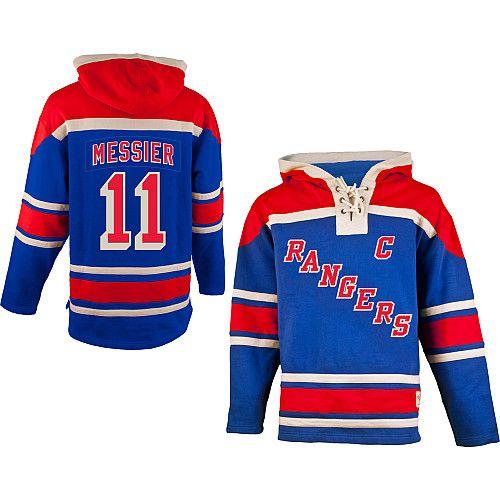 Mark Messier New York Rangers blue jersey