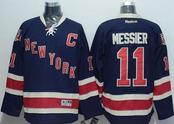 Mark Messier New York Rangers blue jersey