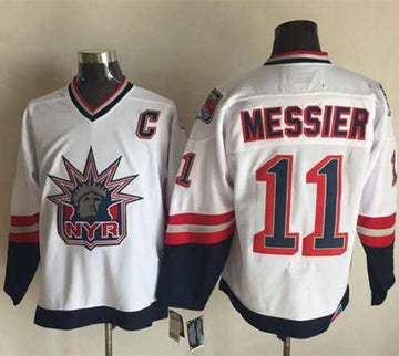 Mark Messier New York Rangers white jersey