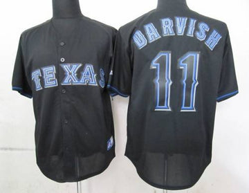 Yu Darvish Texas Rangers black Fashion jersey