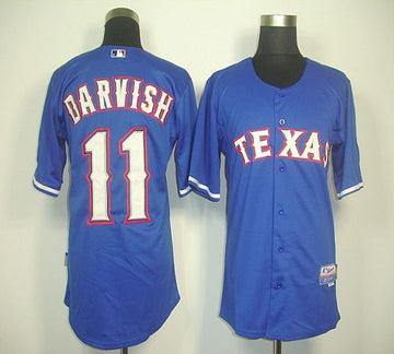 Yu Darvish Texas Rangers blue jersey