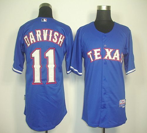 Yu Darvish Texas Rangers blue jersey