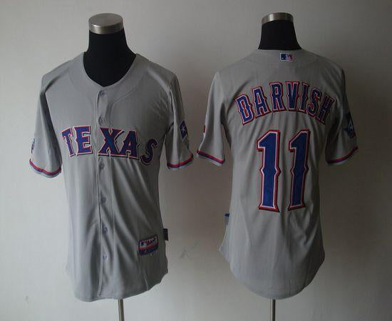 Yu Darvish Texas Rangers grey jersey
