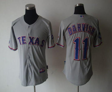 Yu Darvish Texas Rangers grey jersey