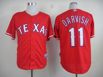 Yu Darvish Texas Rangers red jersey