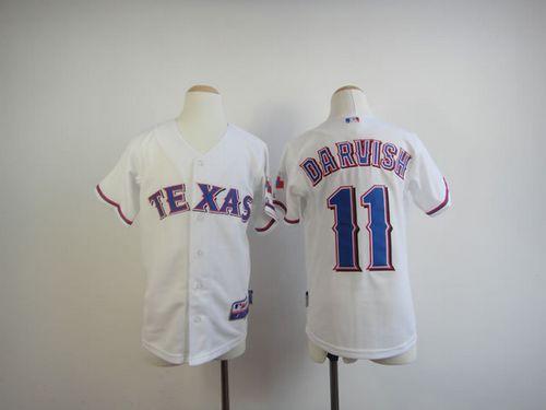 Yu Darvish Texas Rangers white jersey