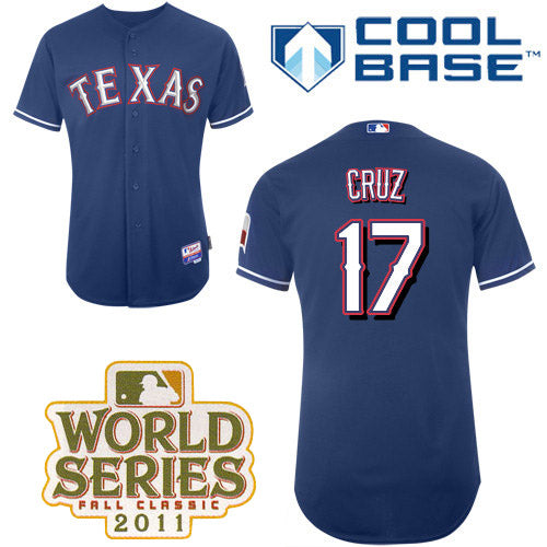 Nelson Cruz Texas Rangers blue jersey