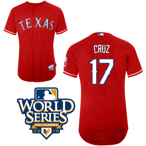 Nelson Cruz Texas Rangers red jersey