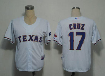 Nelson Cruz Texas Rangers white jersey