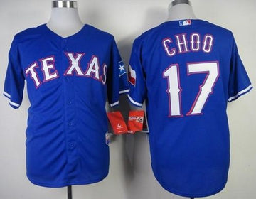 Shin-Soo Choo Texas Rangers blue jersey