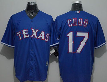 Shin-Soo Choo Texas Rangers blue jersey