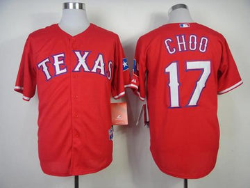 Shin-Soo Choo Texas Rangers red jersey