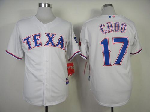 Shin-Soo Choo Texas Rangers white jersey