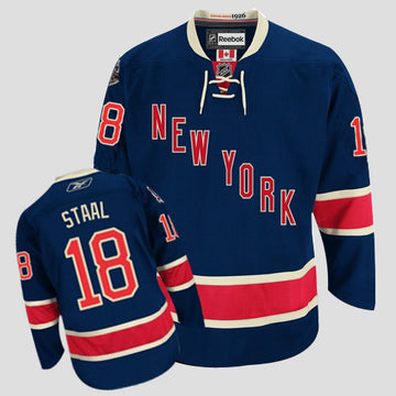 Marc Staal New York Rangers blue jersey