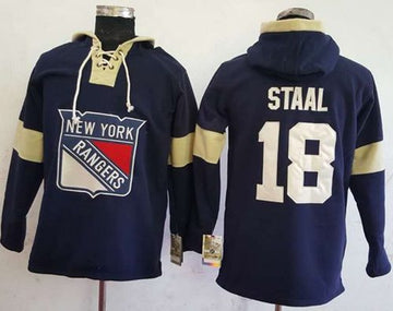 Marc Staal New York Rangers navy jersey
