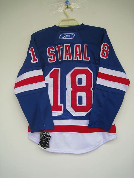 Marc Staal New York Rangers blue jersey