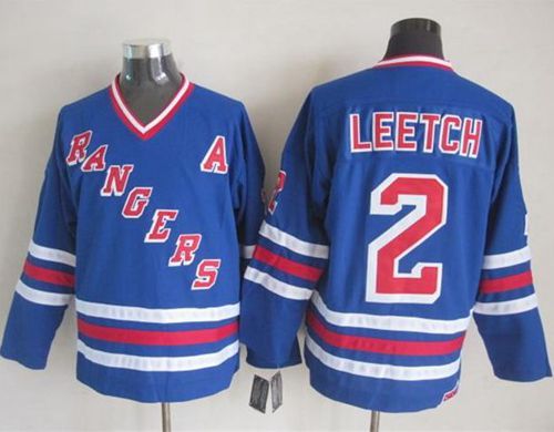 Brian Leetch New York Rangers blue jersey
