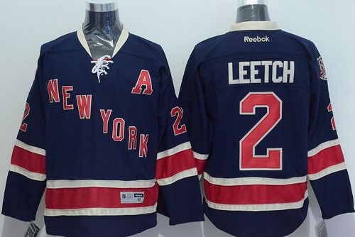 Brian Leetch New York Rangers blue jersey