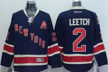 Brian Leetch New York Rangers blue jersey