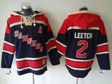 Brian Leetch New York Rangers navy jersey