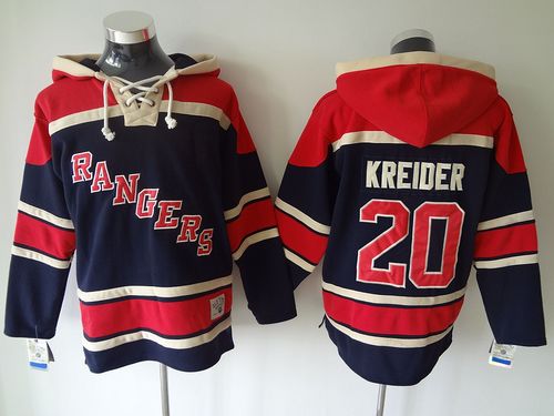 Chris Kreider New York Rangers blue jersey