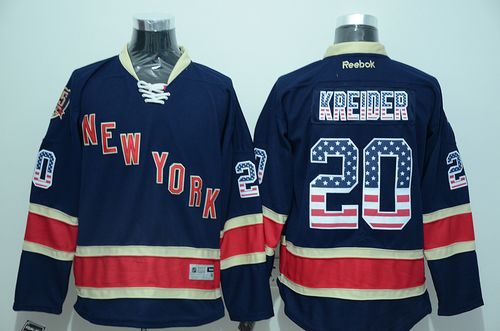 Chris Kreider New York Rangers navy Fashion jersey