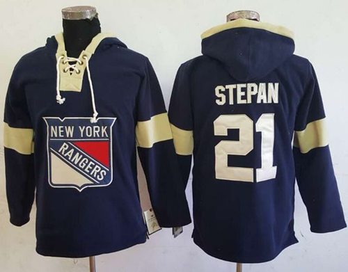 Derek Stepan New York Rangers navy jersey