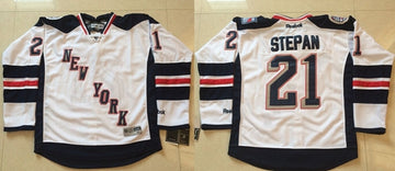 Derek Stepan New York Rangers white Stadium Series jersey